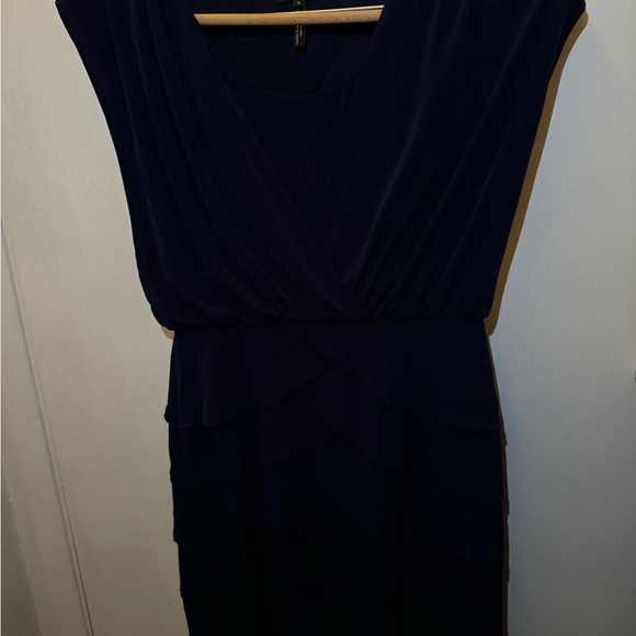 LAUNDRY by Shelli Segal Elegant Navy Blue Women's Dress - Picture 2 of 10